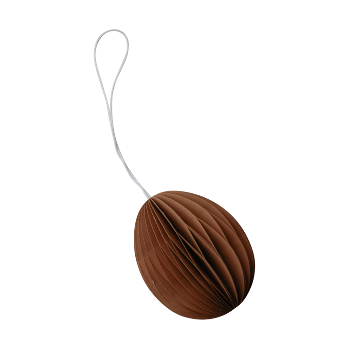 Ovoid Osteranhänger Papier 7 cm - Terracotta - DBKD