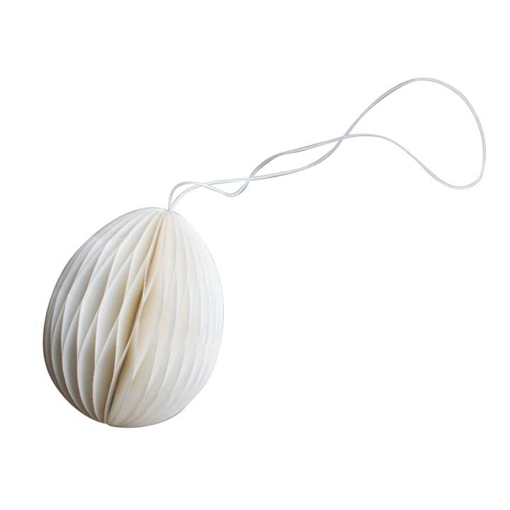 Ovoid Osteranhänger Papier 7 cm - White - DBKD