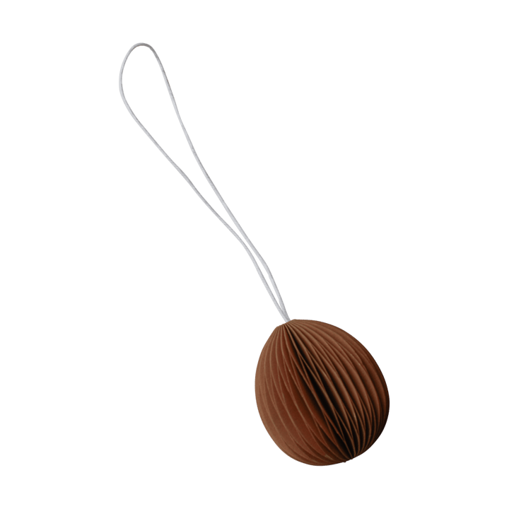 Ovoid Osteranhänger Papier small 4cm - Terracotta - DBKD