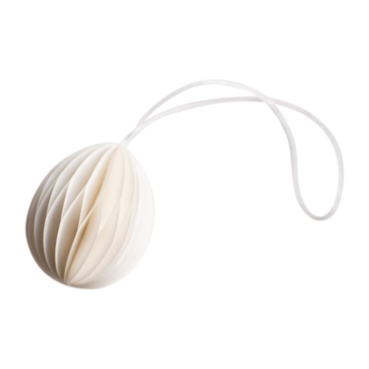 Ovoid Osteranhänger Papier small 4cm - White - DBKD