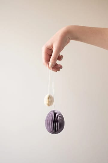 Ovoid Osteranhänger Papier small 4cm - White - DBKD