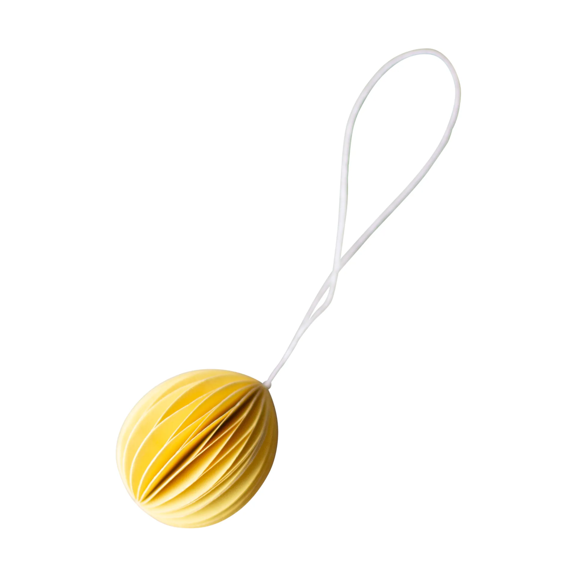 Ovoid Osteranhänger Papier small 4cm, Yellow DBKD