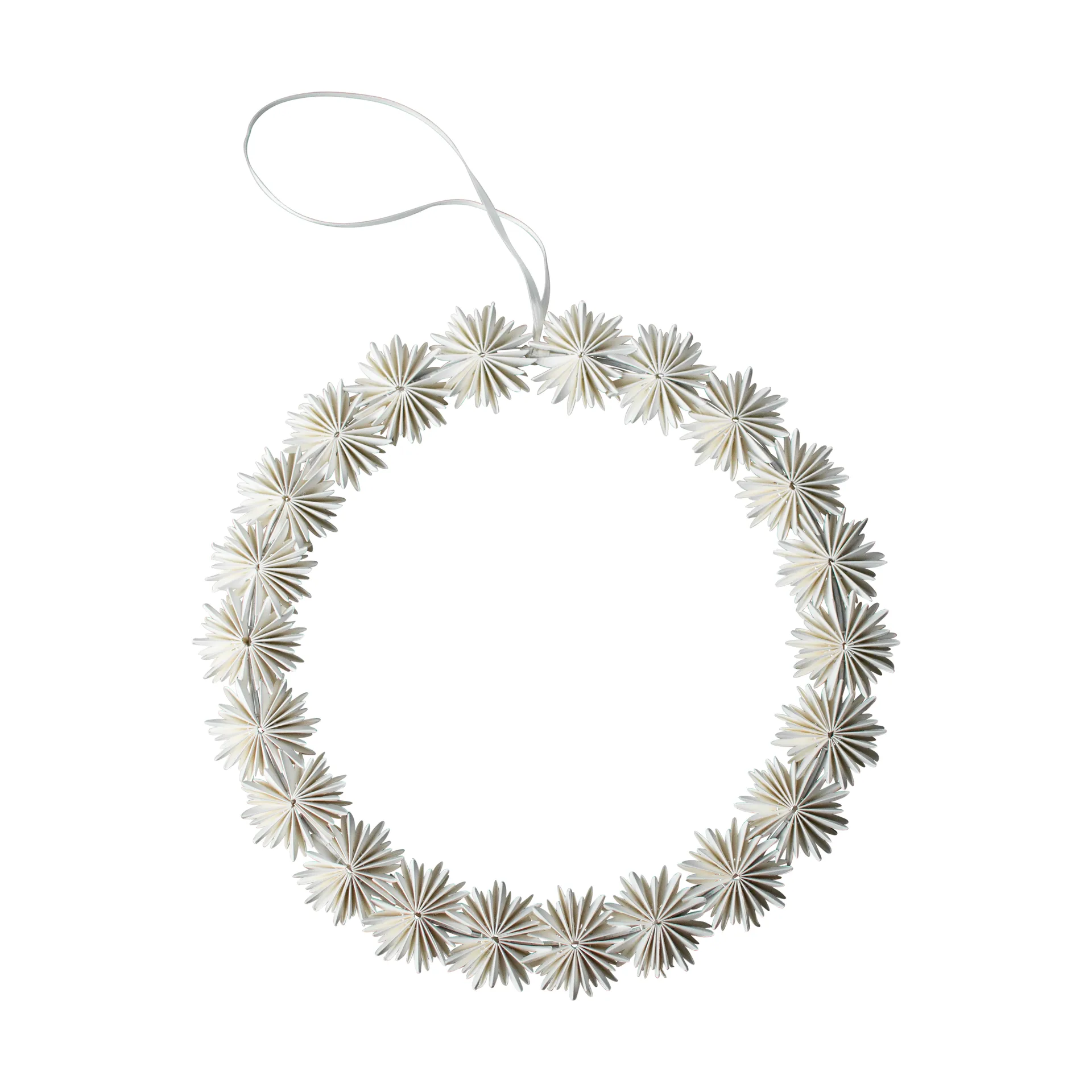 Paper flake Kranz Weihnachtsanhänger, White DBKD