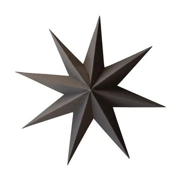 Papier-Winterstern Dekorationsanhänger - Brown, large, Ø19 cm - DBKD