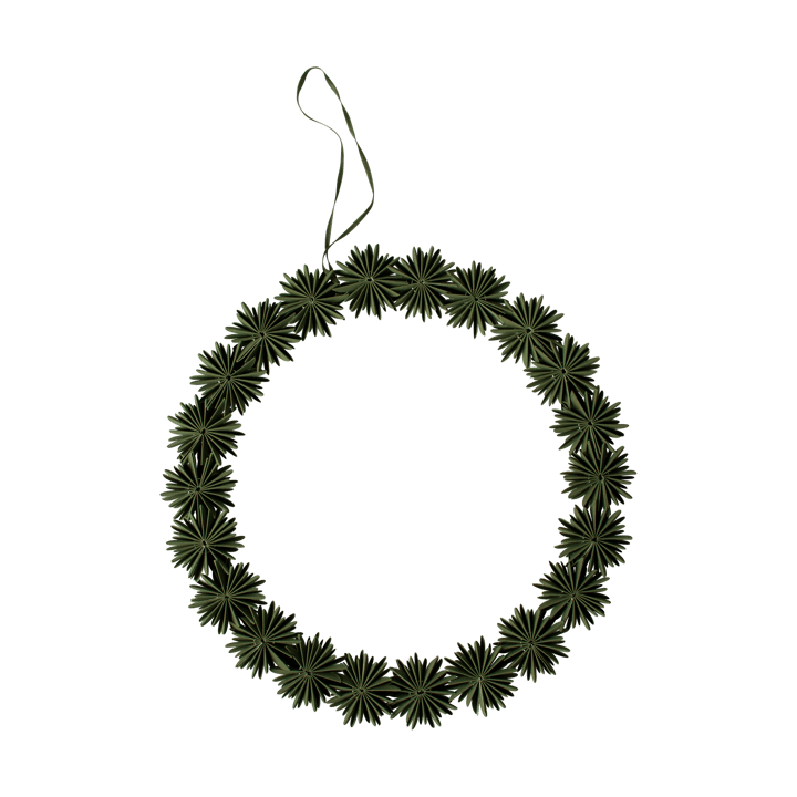 Papierflocken-Kranz Dekorationskranz Ø35 cm - Green - DBKD