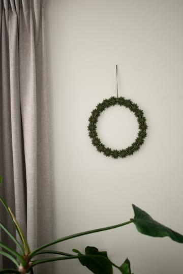 Papierflocken-Kranz Dekorationskranz Ø35 cm - Green - DBKD