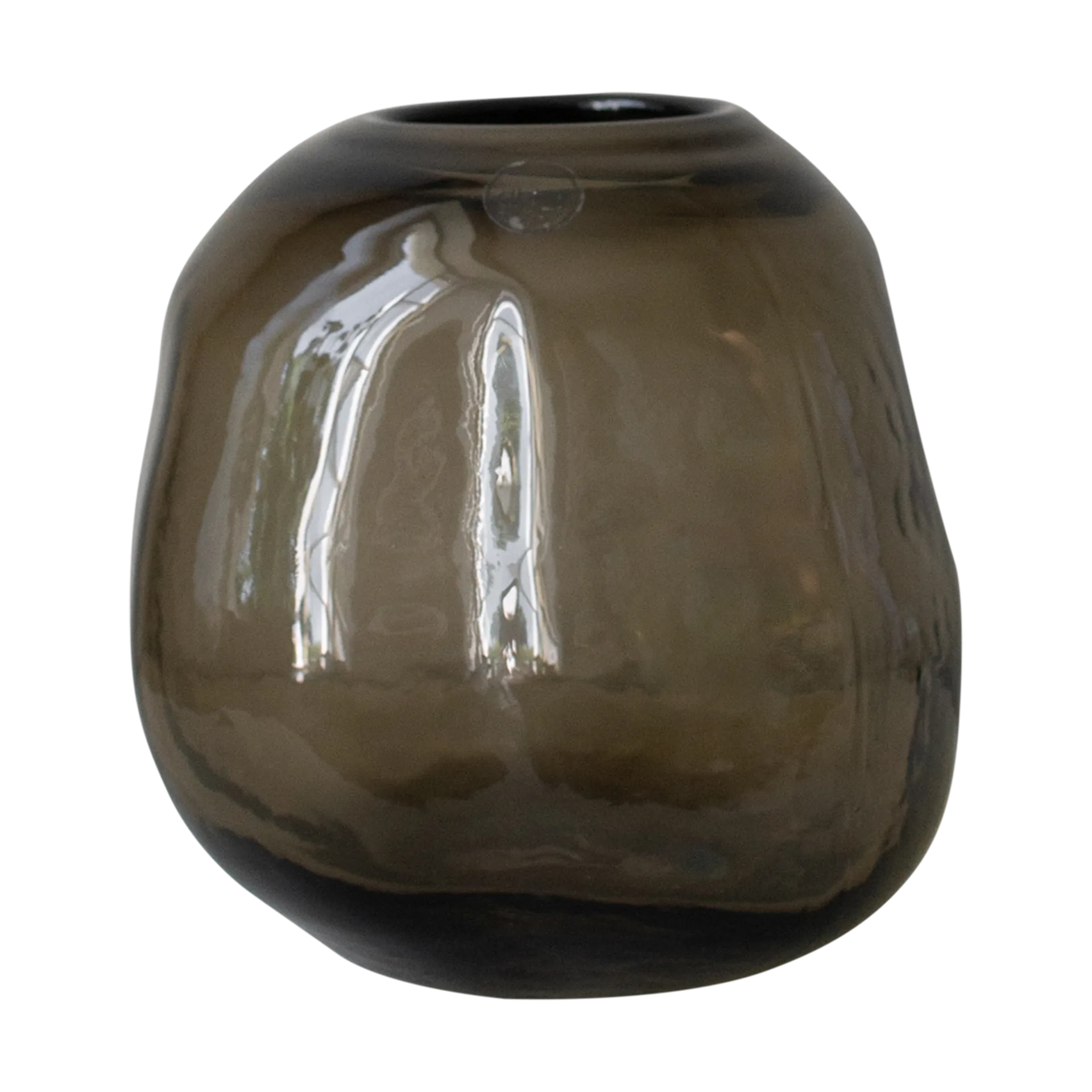 Pebble Vase, Braun, klein Ø20 cm DBKD