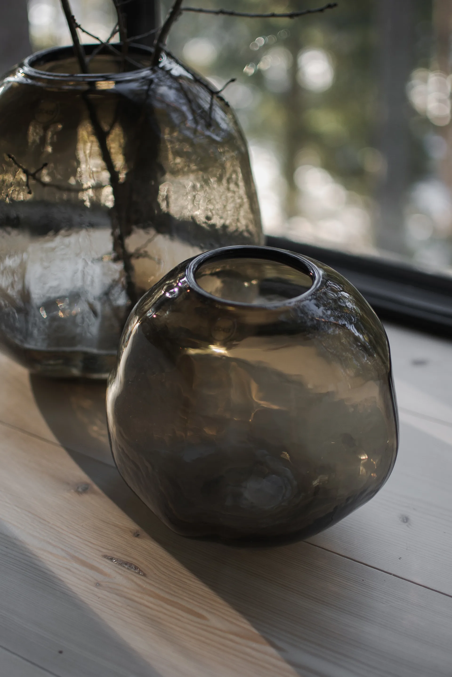 Pebble Vase, Braun, klein Ø20 cm DBKD