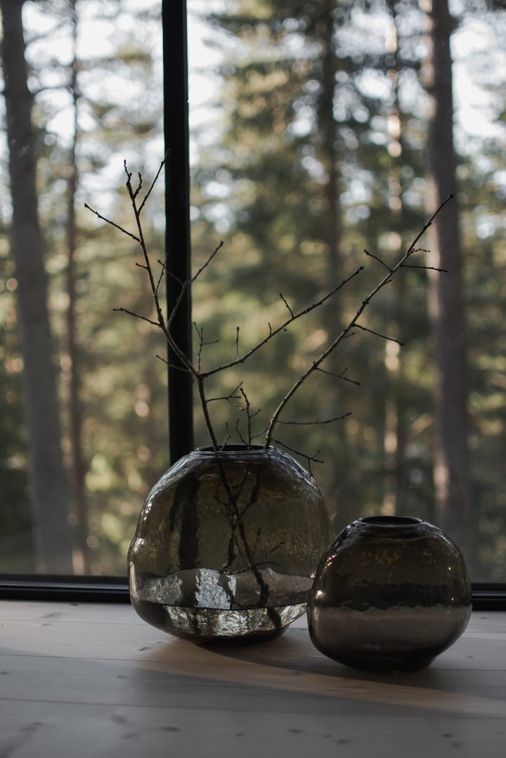 Pebble Vase braun - Liten Ø20cm - DBKD
