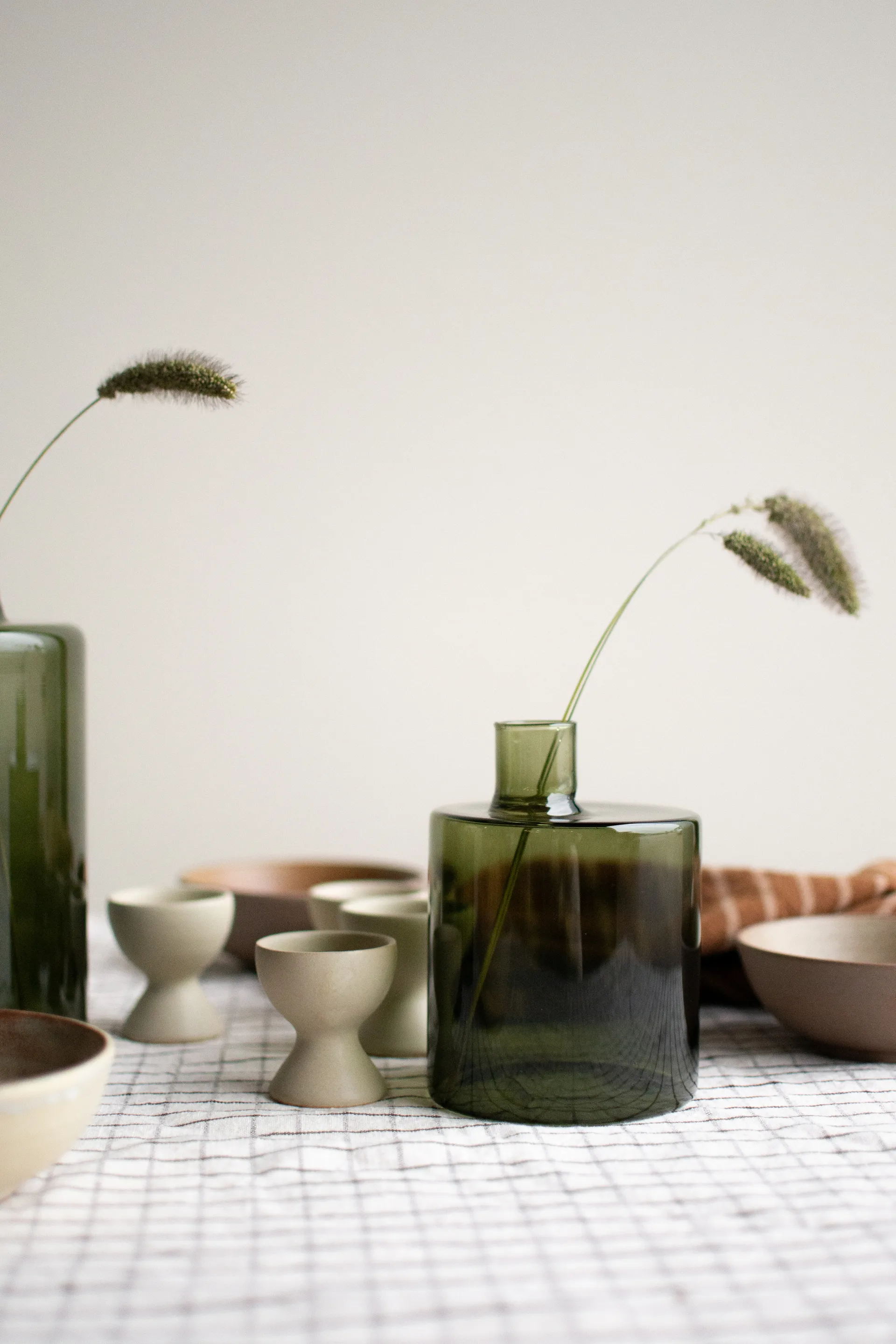 Pipe Vase 14 cm, Green DBKD