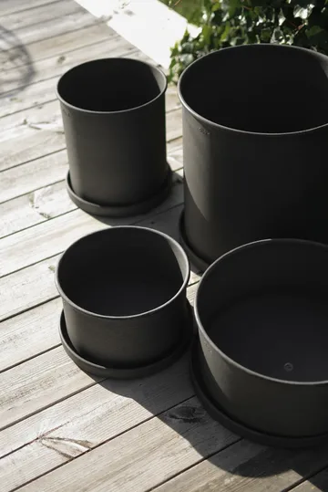 Plant pot Blumentopf large 2er Pack - Black - DBKD
