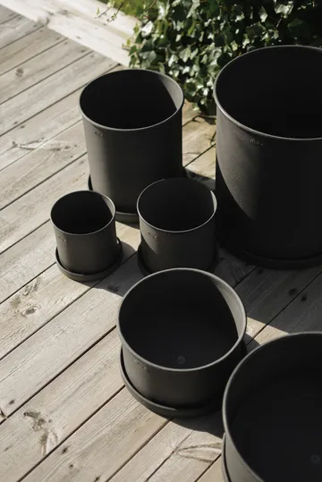 Plant pot Blumentopf small 2er Pack - Black - DBKD