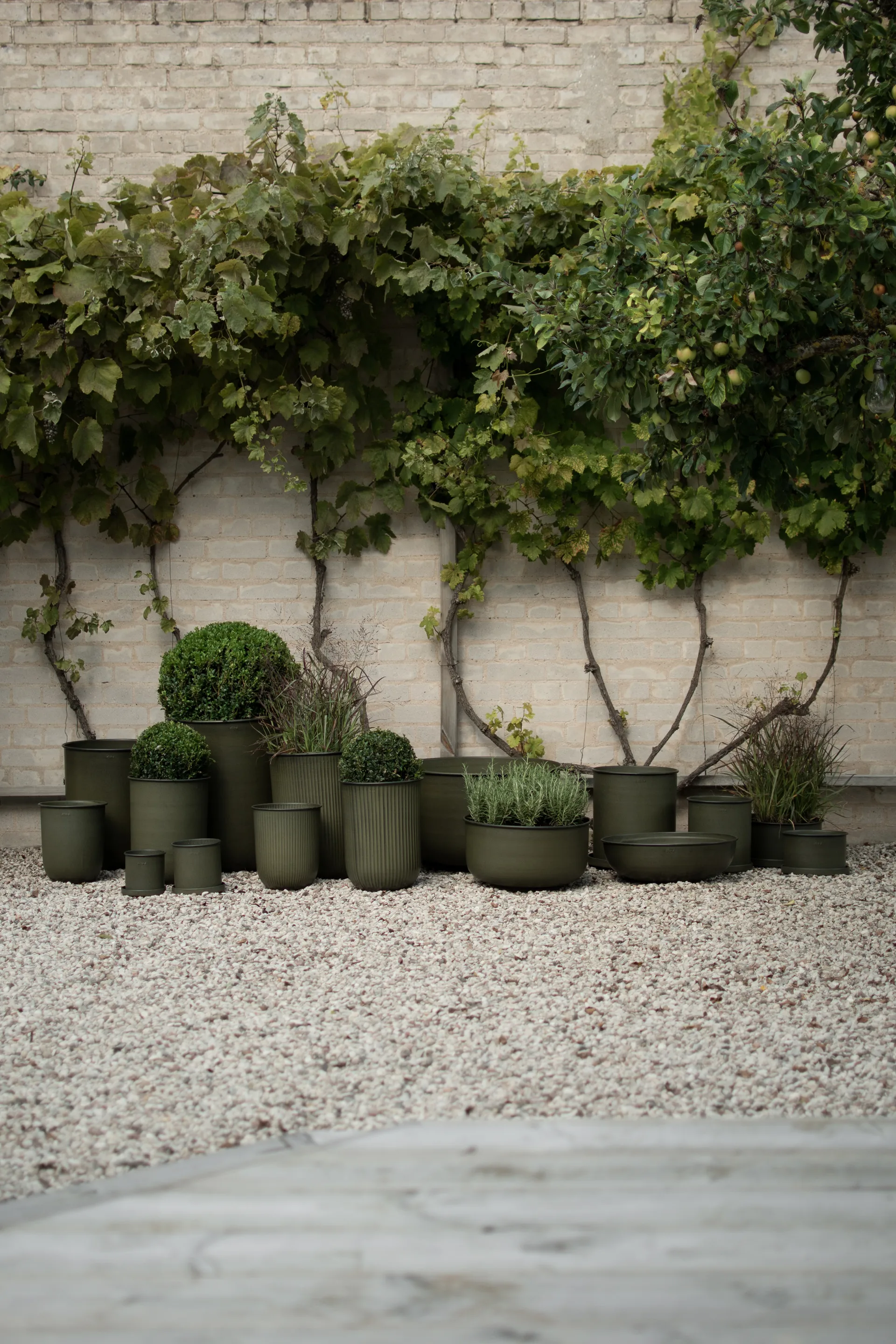 Plant pot Blumentopf small 2er Pack, Green DBKD