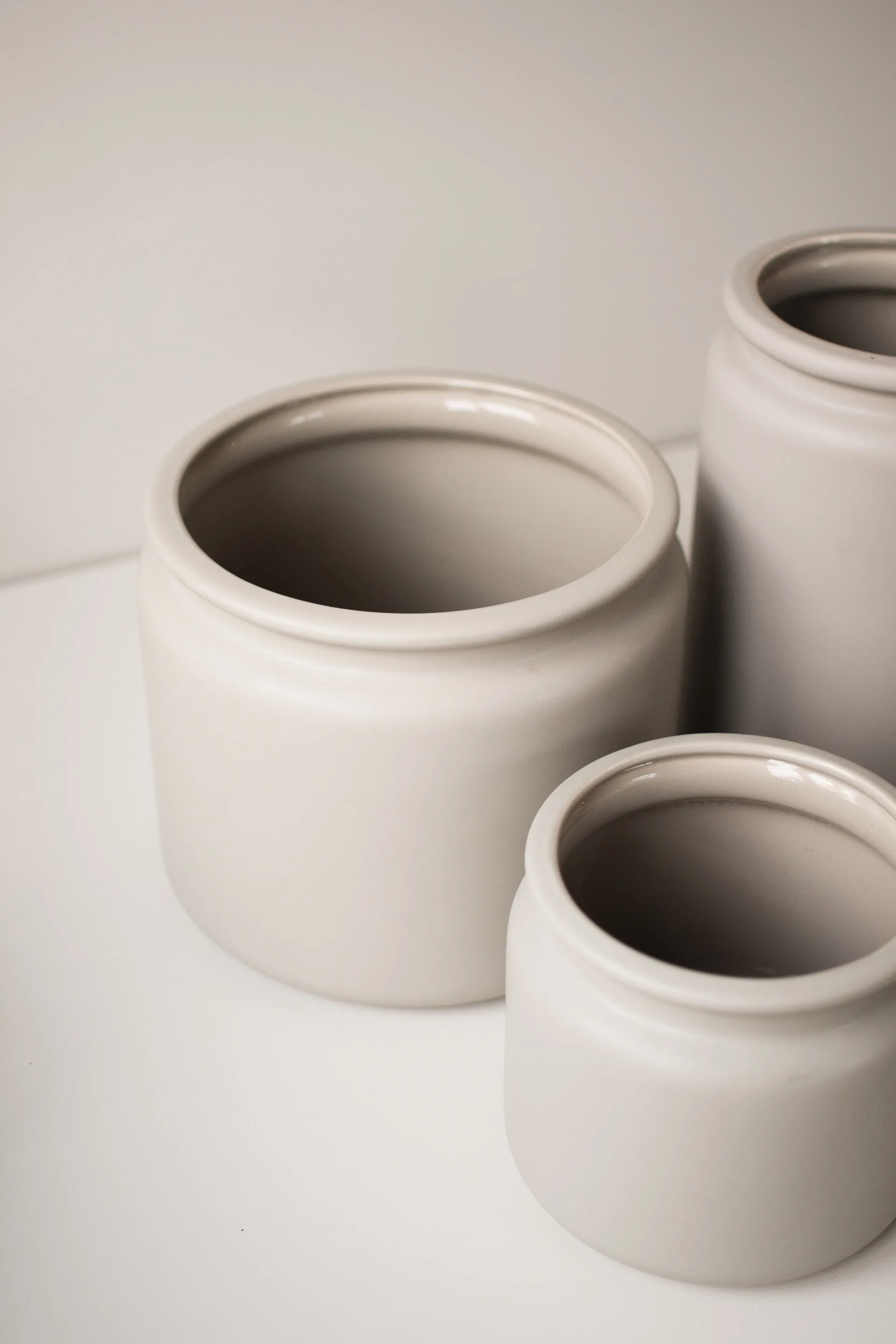 Pure Blumentopf mole (grau), Mittel, Ø 23cm DBKD