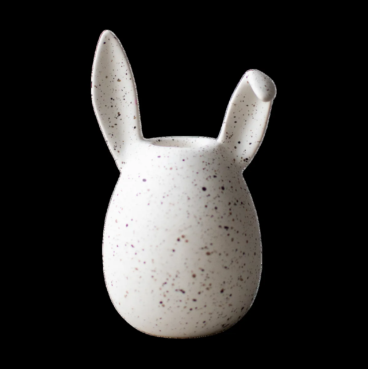 DBKD Rabbit Kerzenständer 13 cm White dot