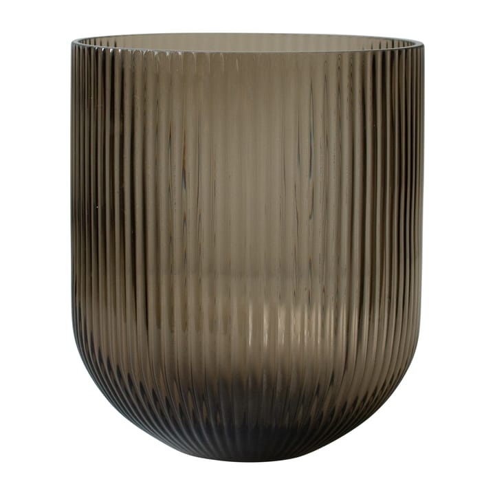 Simple Stripe Glasvase brown - Large - DBKD