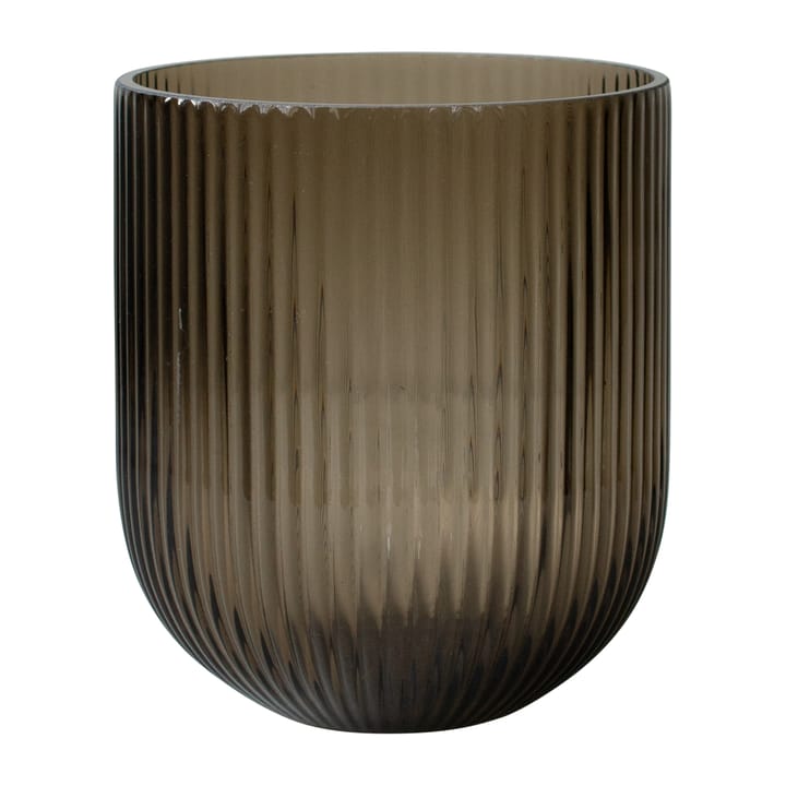 Simple Stripe Glasvase brown - Medium - DBKD