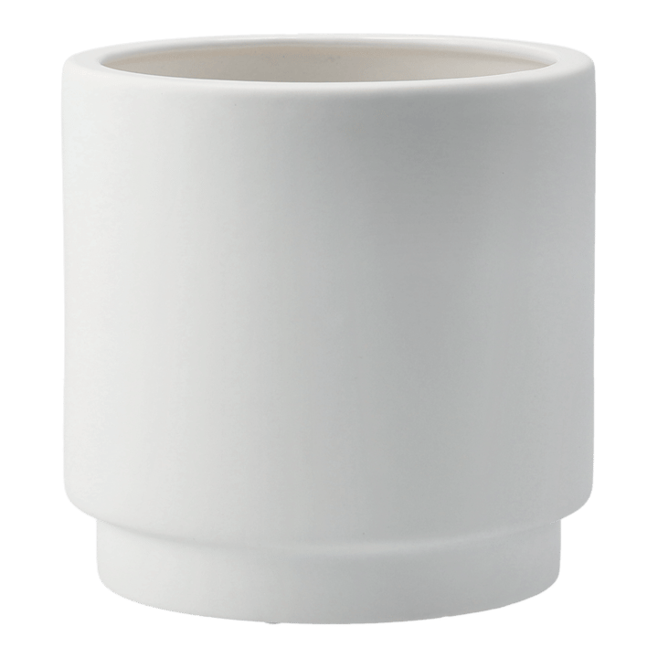 Solid Blumentopf white - Medium  Ø16 cm - DBKD