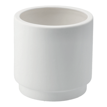 Solid Blumentopf white - Medium  Ø16 cm - DBKD