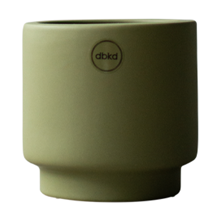 DBKD Solid Topf green Liten, Ø10 cm