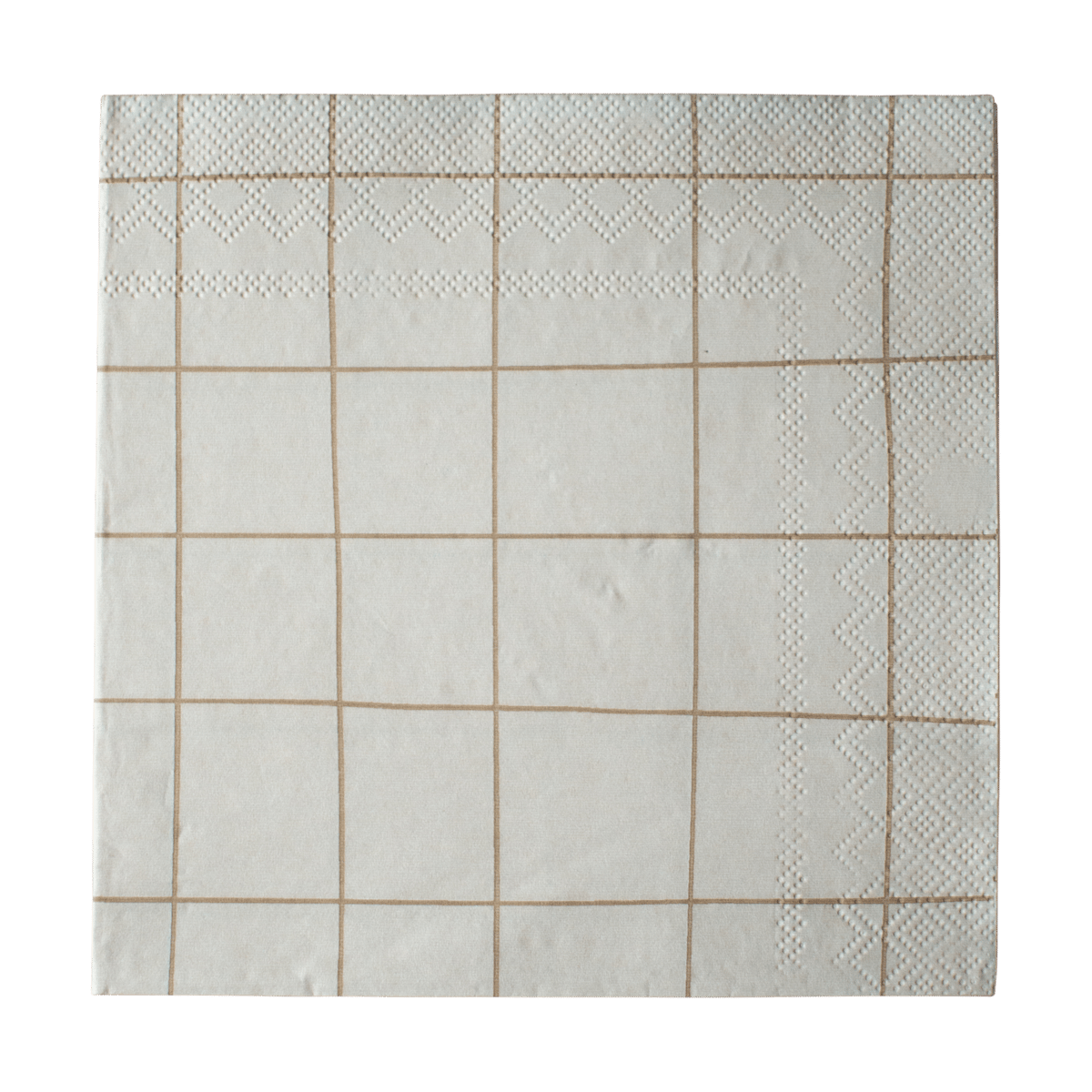 DBKD Square Papierserviette 33x33 cm 20er Pack Creme