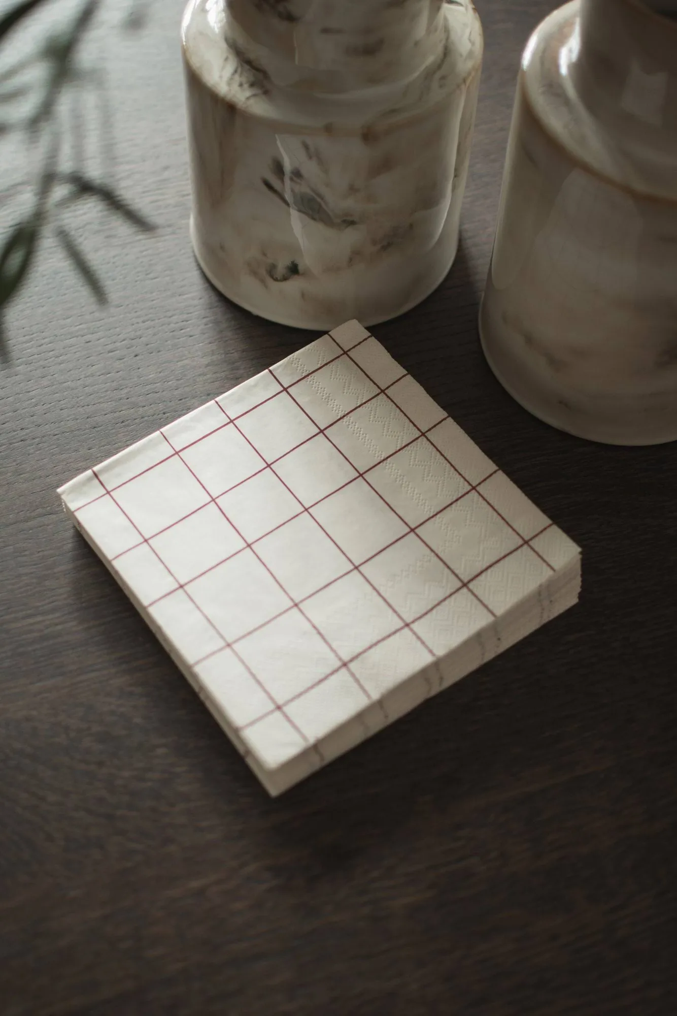 Square Papierserviette 33x33 cm 20er Pack, Dark red DBKD
