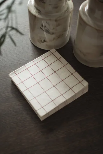 Square Papierserviette 33x33 cm 20er Pack - Dark red - DBKD