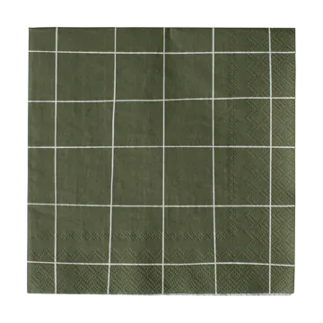 Square Papierserviette 33x33 cm 20er Pack - Green - DBKD
