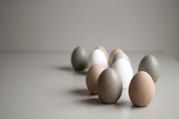 Standing Egg Osterdekoration, Sand DBKD