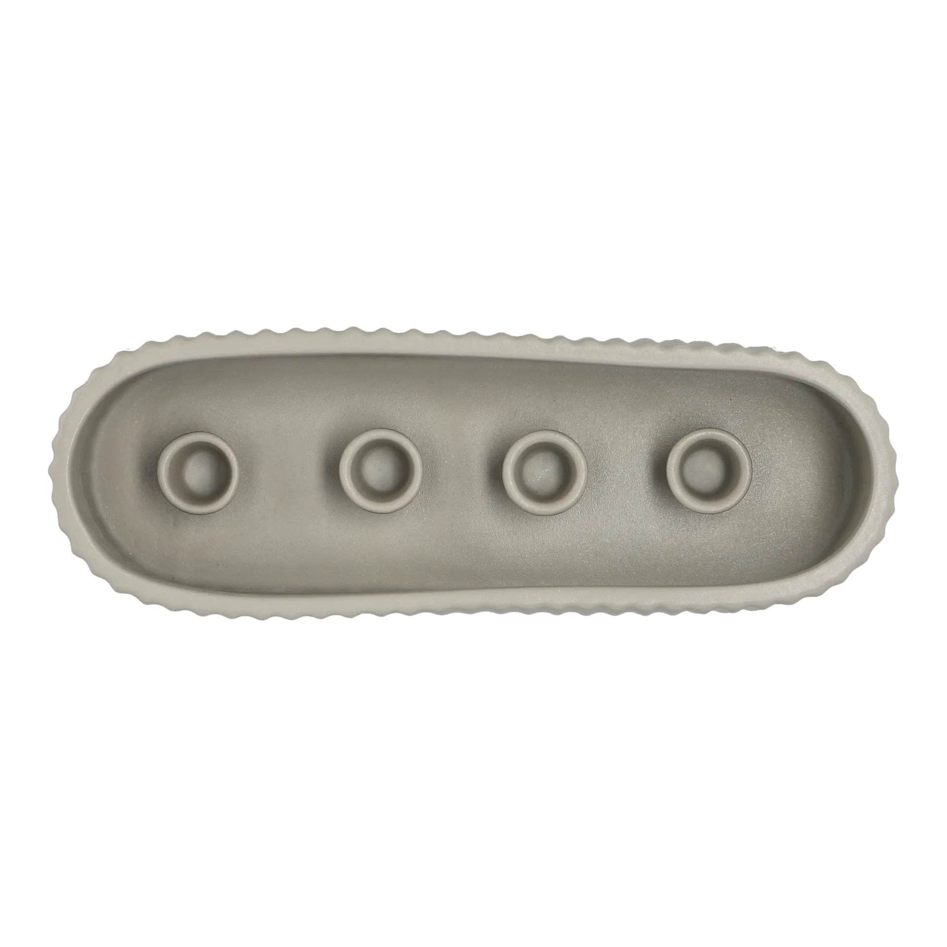 Stripe Adventskerzenhalter 30cm, Sandy mole DBKD