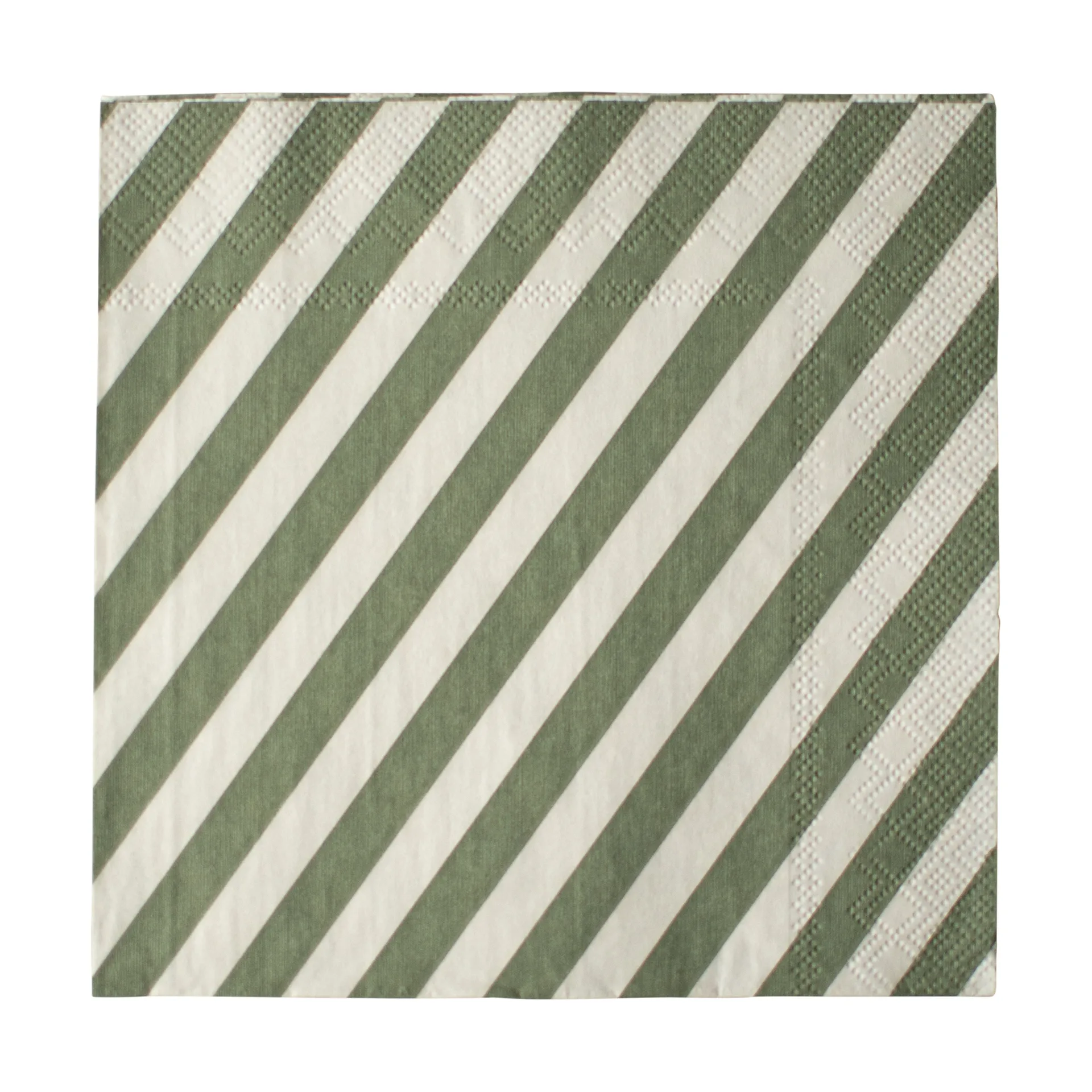 Stripe Papierserviette 33x33 cm 20er Pack, Green DBKD