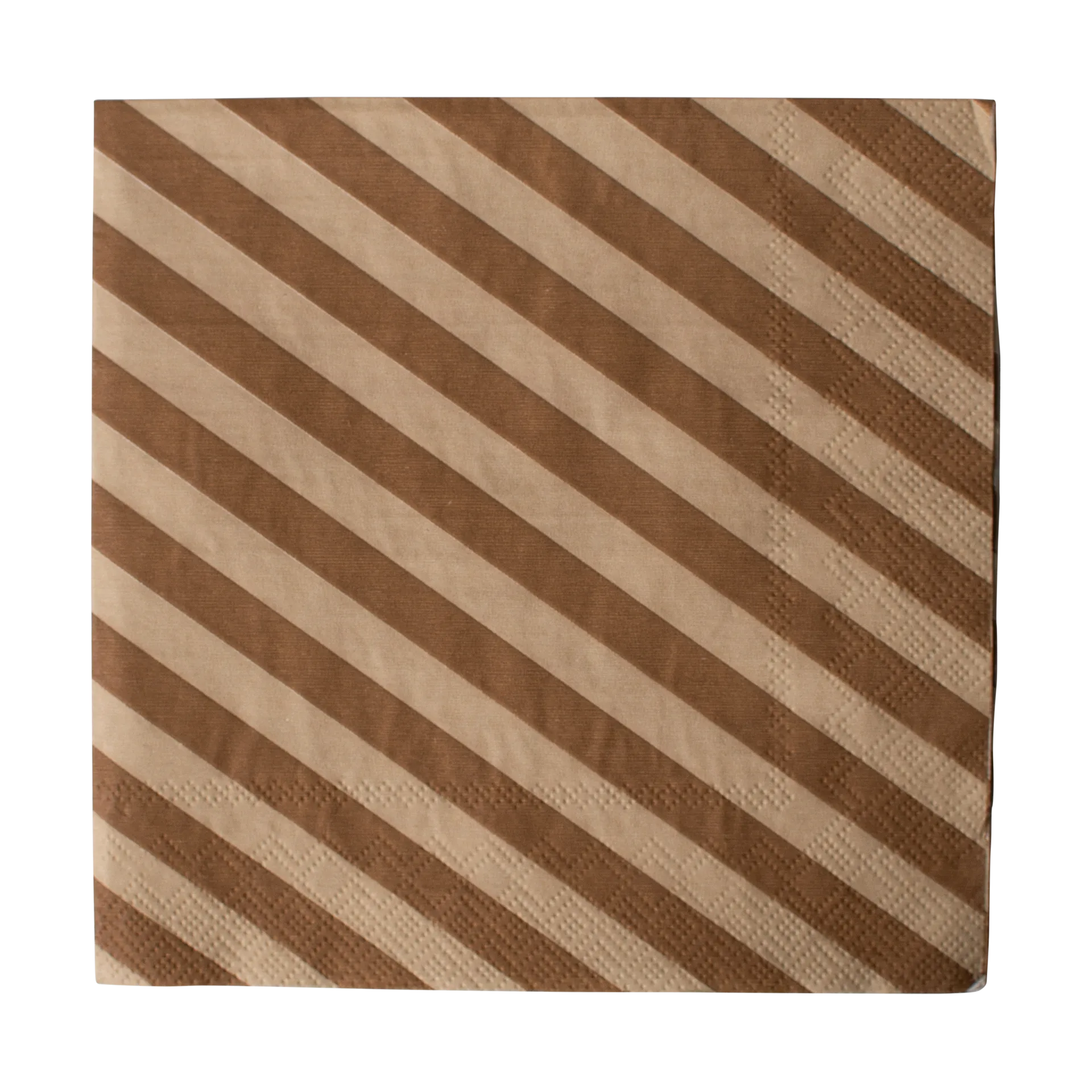 Stripe Papierserviette 33x33 cm 20er Pack, Nougat DBKD