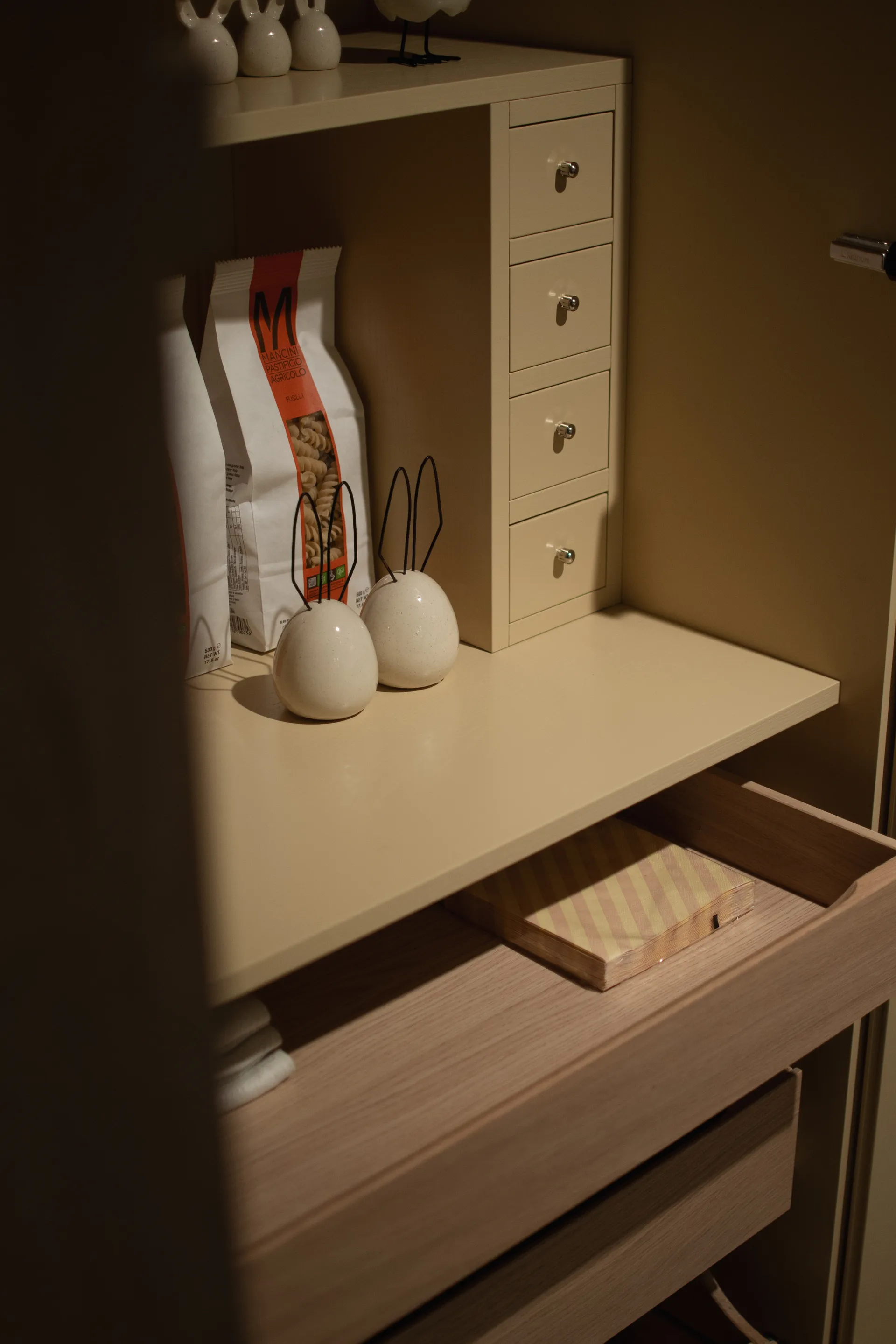 Stripe Papierserviette 33x33 cm 20er Pack, Yellow DBKD