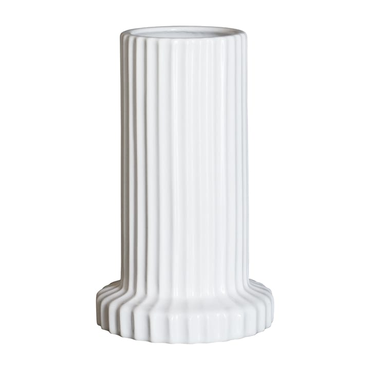 Stripe Vase 18cm - Shiny white - DBKD