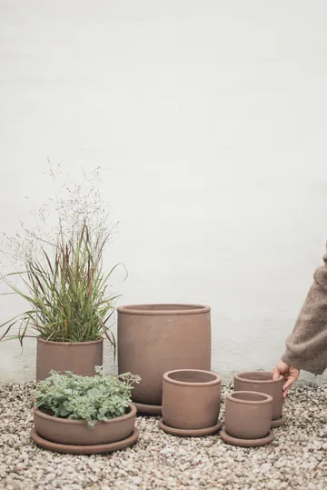 Terra Blumentopf - Brown, Ø16x16 cm - DBKD
