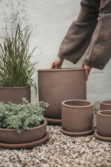 Terra Blumentopf - Brown, Ø33x36 cm - DBKD
