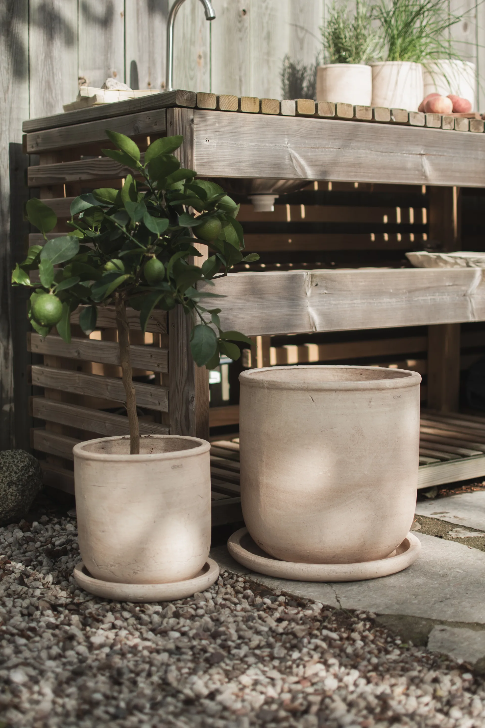 Terra Blumentopf, Sand, Ø33x36 cm DBKD