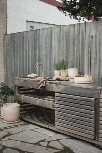 Terra bowl Blumentopf - Sand, Ø30x10,5 cm - DBKD