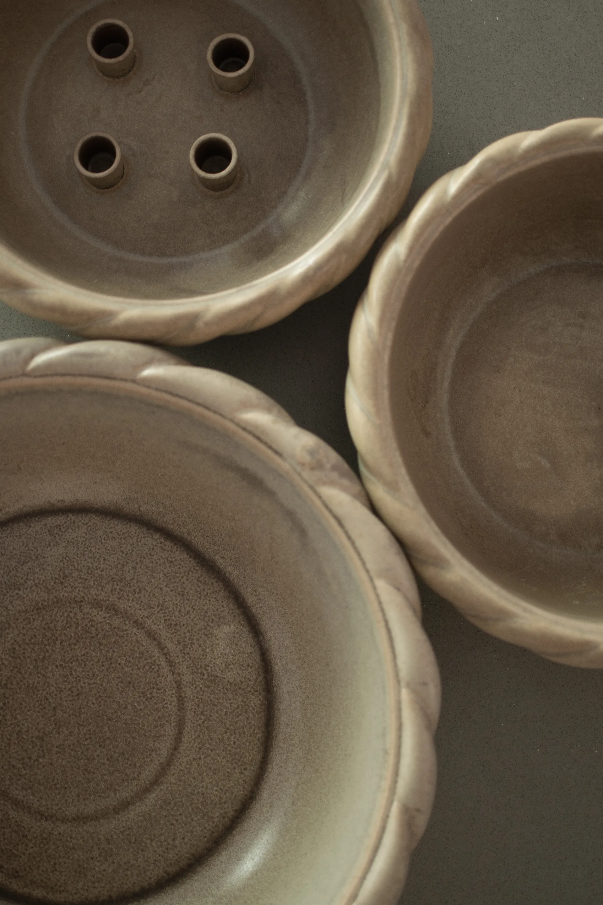 Twine Teller Kerzenhalter Ø30 cm, Beige DBKD