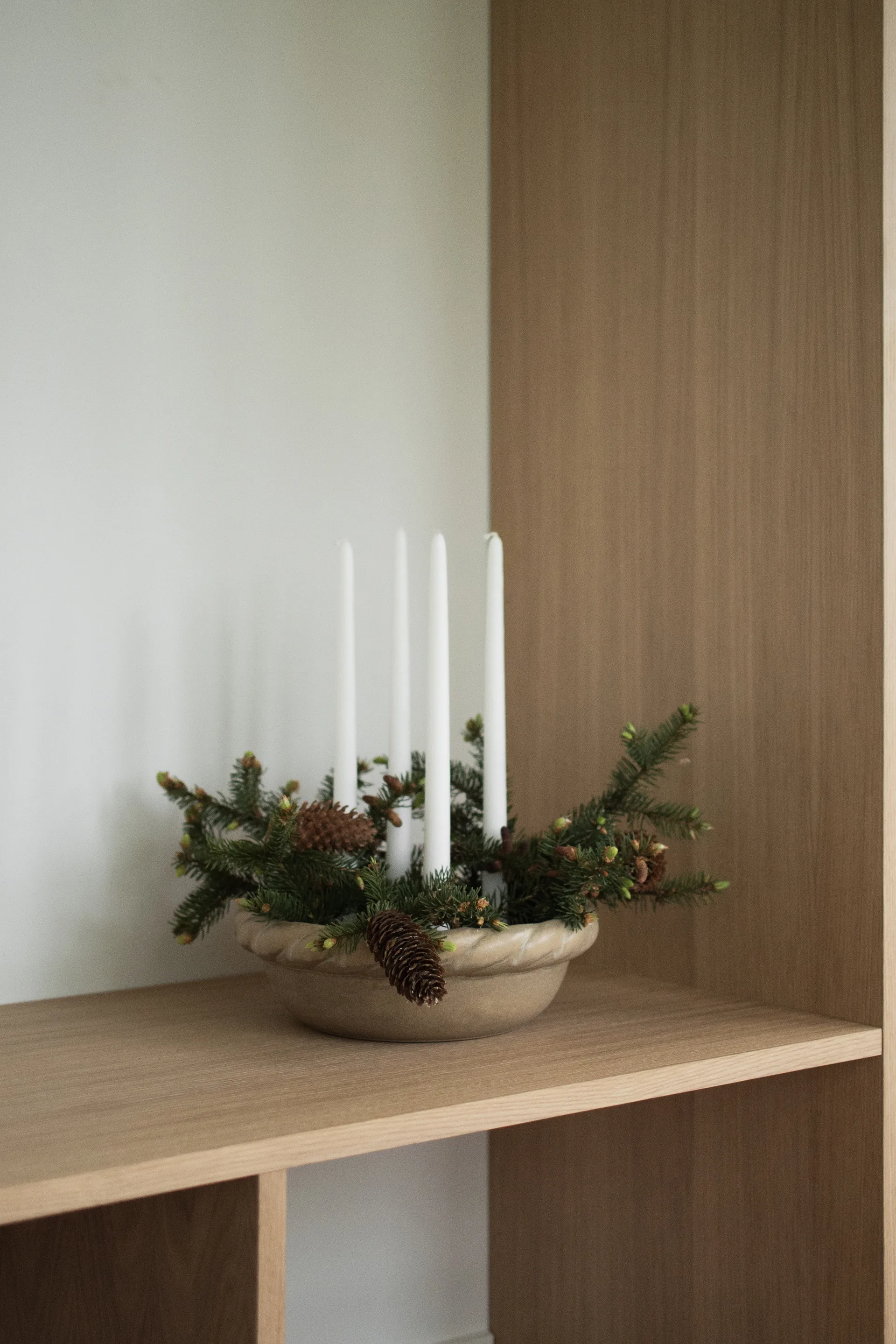 Twine Teller Kerzenhalter Ø30 cm, Beige DBKD