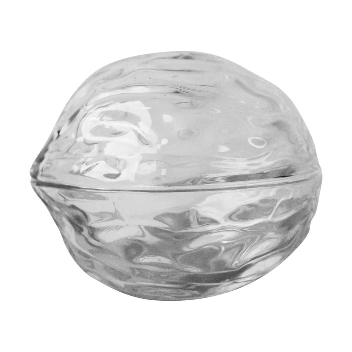 Walnut Schale mit Deckel, Clear DBKD