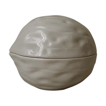 Walnut Schale mit Deckel - Shiny mole - DBKD