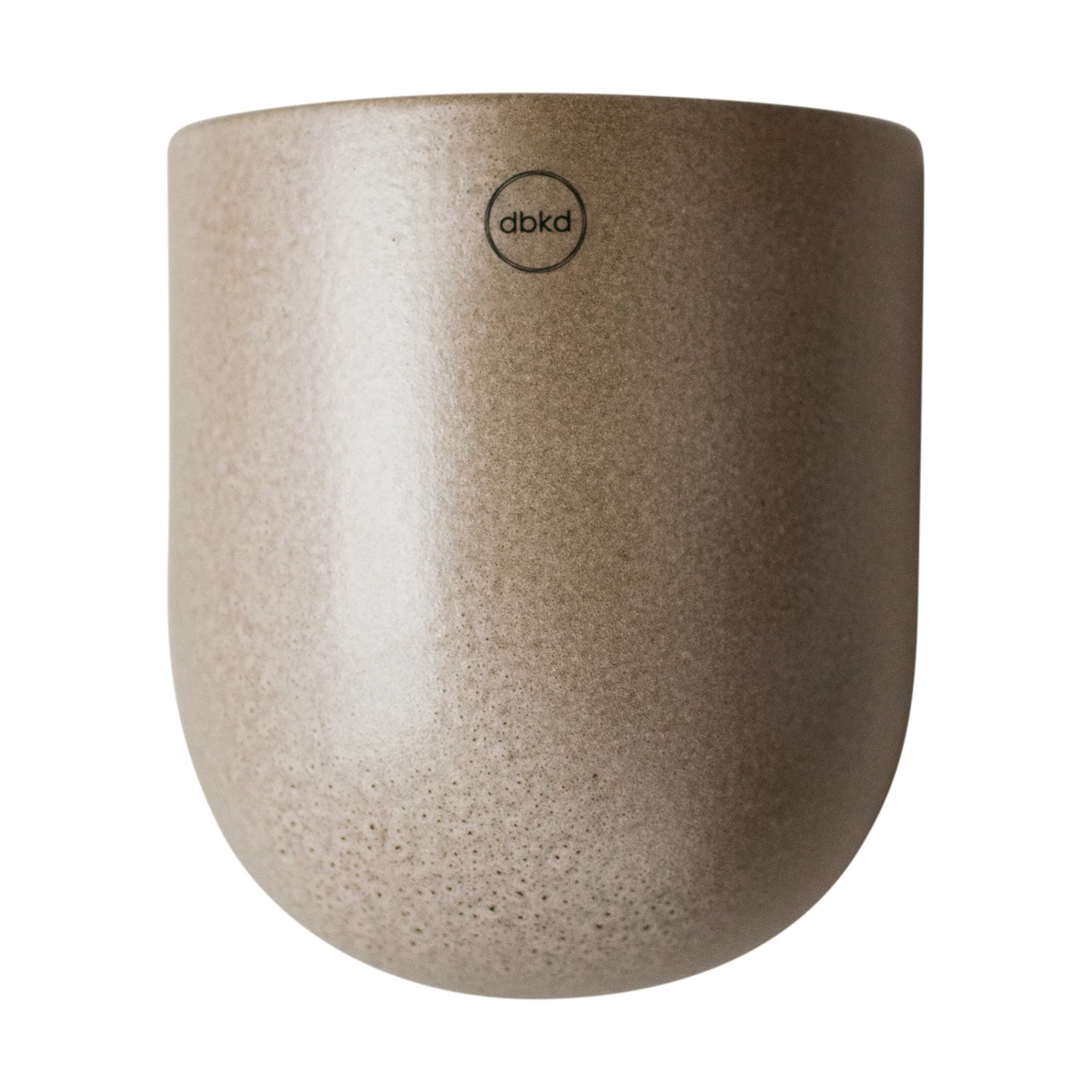 Wandhängender Blumentopf beige, Large 17 cm DBKD