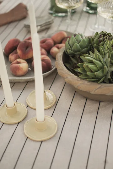 Wave Kerzenhalter - Shiny yellow - DBKD