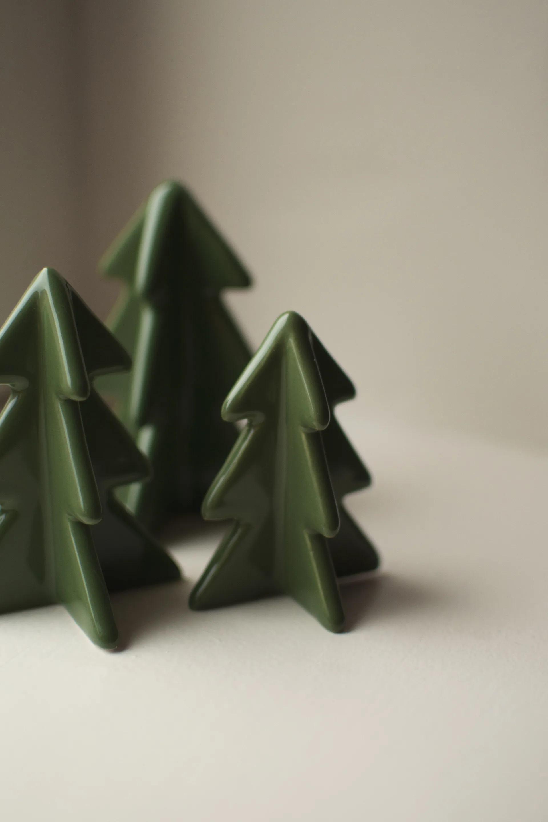 Winter tree dekoration, Green, 7 cm DBKD