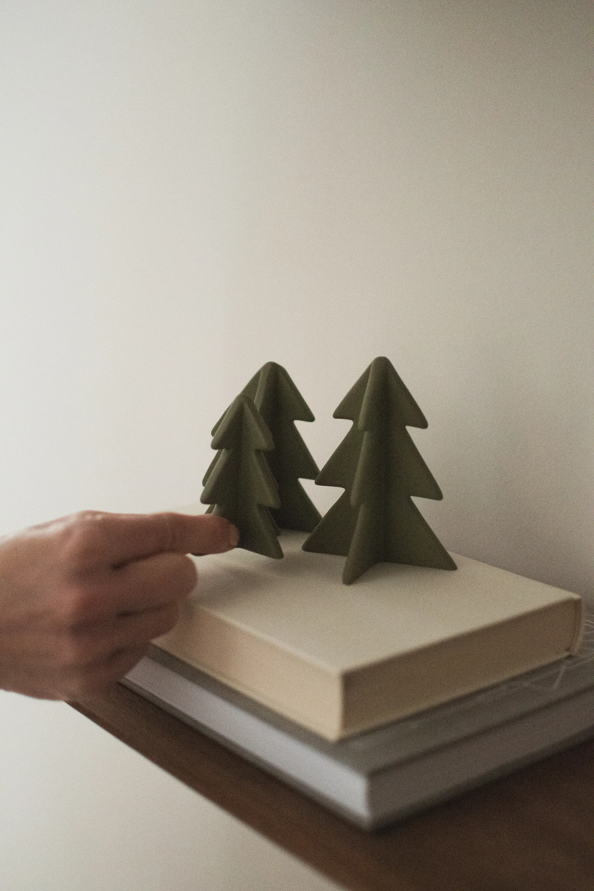 Winter tree dekoration, Green, 7 cm DBKD