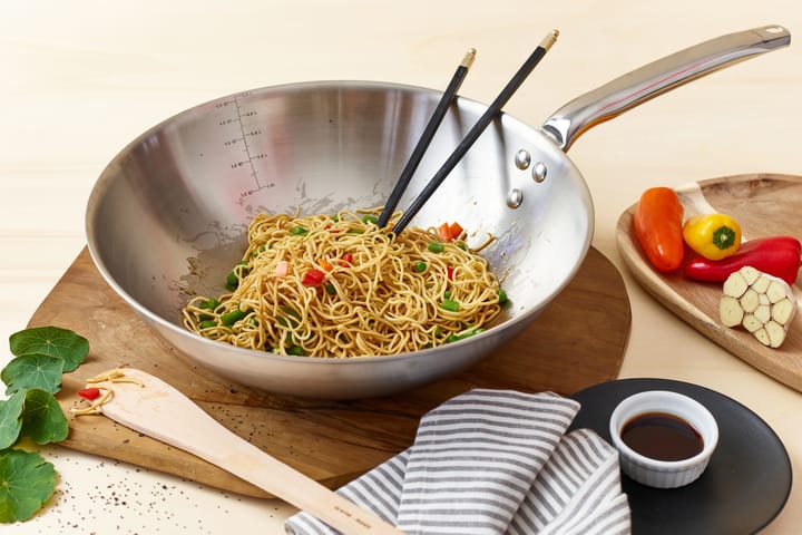 Alchimy wok Edelstahl, Ø32 cm De Buyer