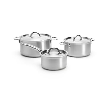 de Buyer Alchimy Topfset mit Deckel 6-teilig - Edelstahl - De Buyer