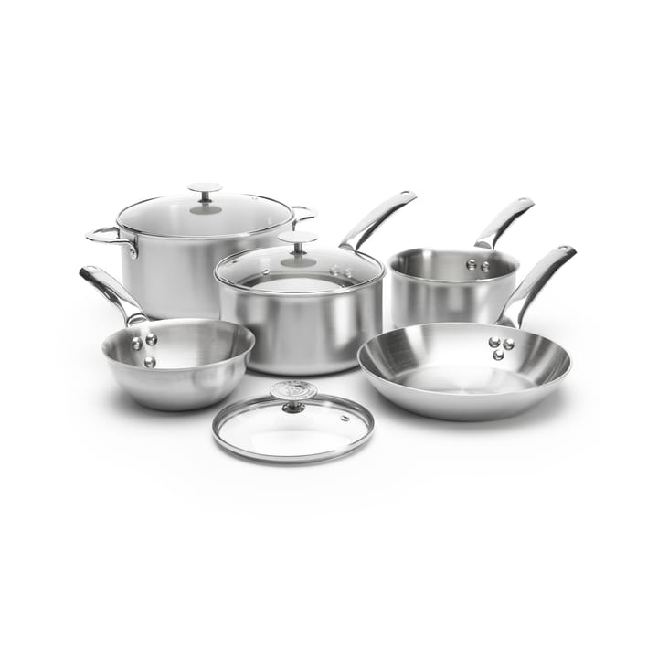 de Buyer Alchimy Topfset mit Glasdeckel - 8 Teile - De Buyer