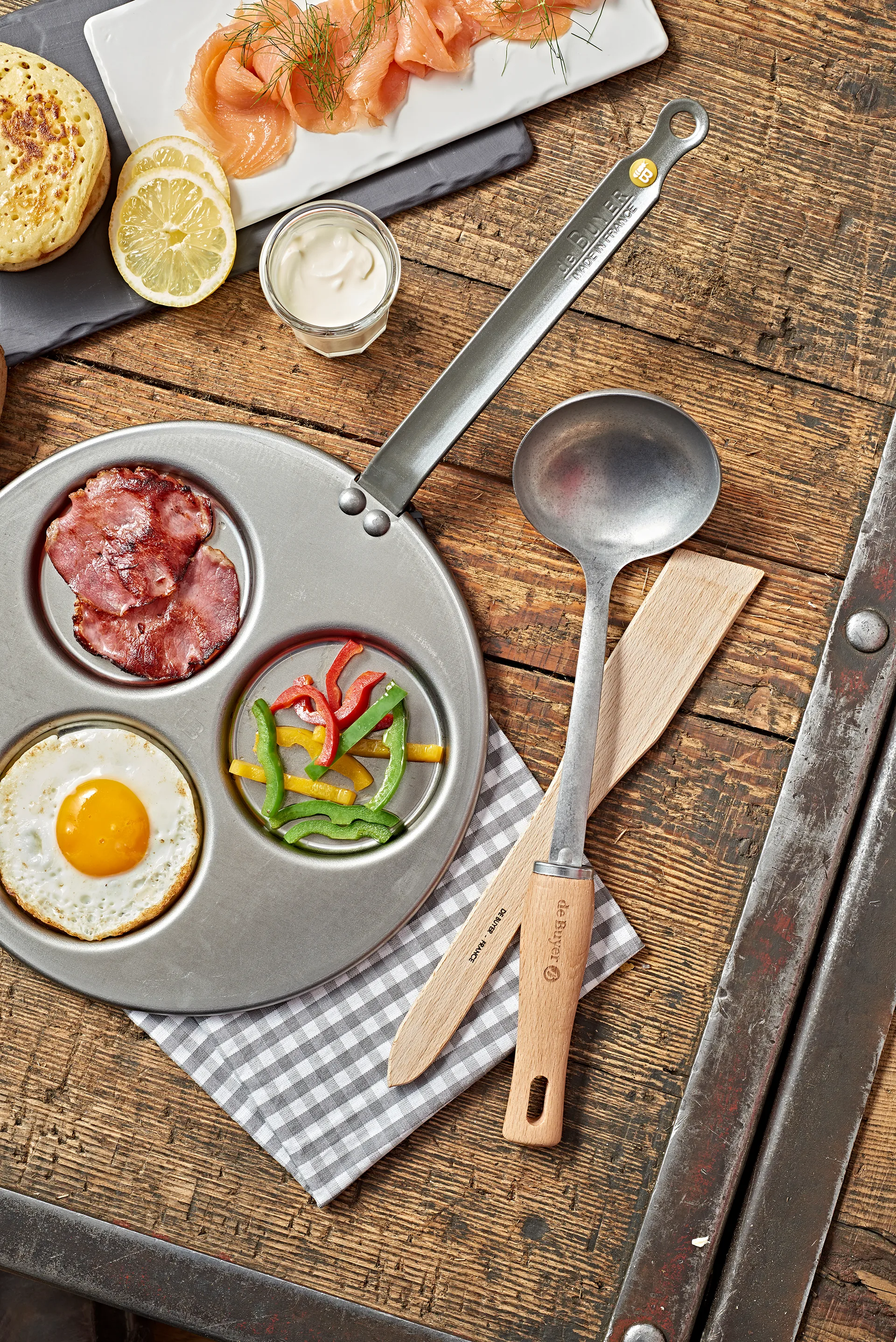 De Buyer B Bois Suppenkelle mit Holzgriff, Edelstahl De Buyer